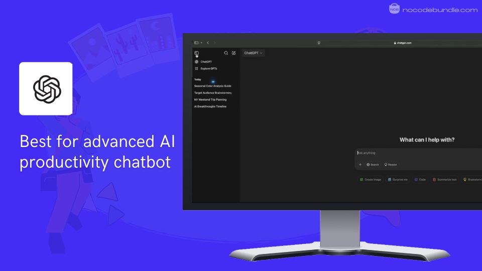 ChatGPT - Best for advanced AI productivity chatbot