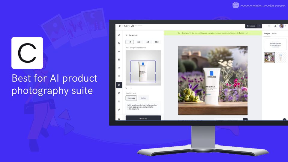 Claid.ai - Best for AI product photography suite