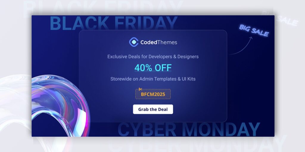 CodedThemes BFCM Deal