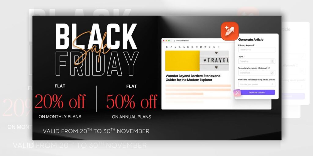 ContentPen Black Friday Deal