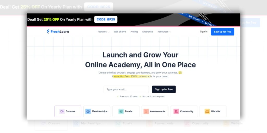 FreshLearn Black Friday Deal