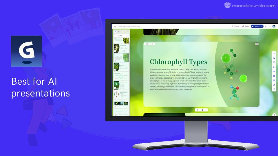 Gamma - Best for AI presentations 