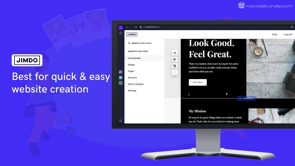 Jimdo Website Builder for Influencers