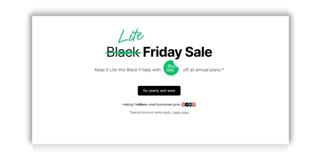 Mailerlite Black Friday Deal