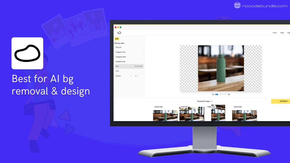 Pebblely - Best for AI bg removal & design