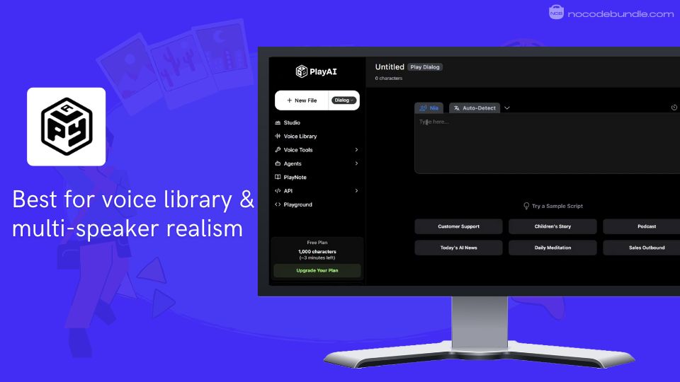 Play.ht - Best for impressive voices & multi-speaker realism