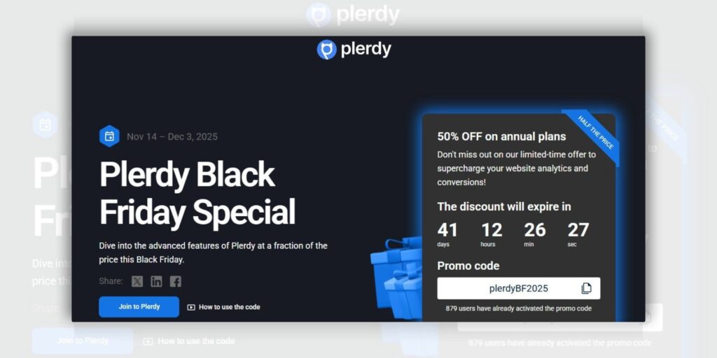 Plerdy Black Friday Deal