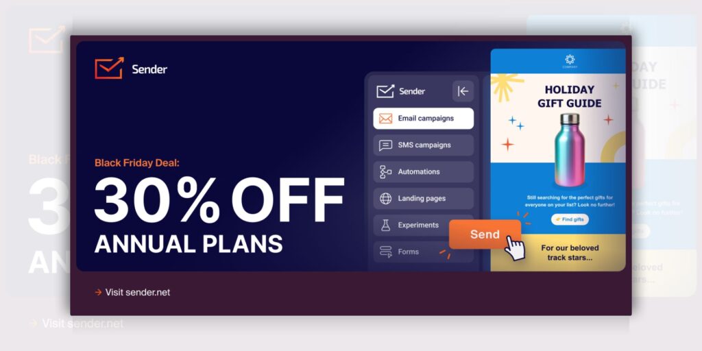 Sender Black Friday Deal