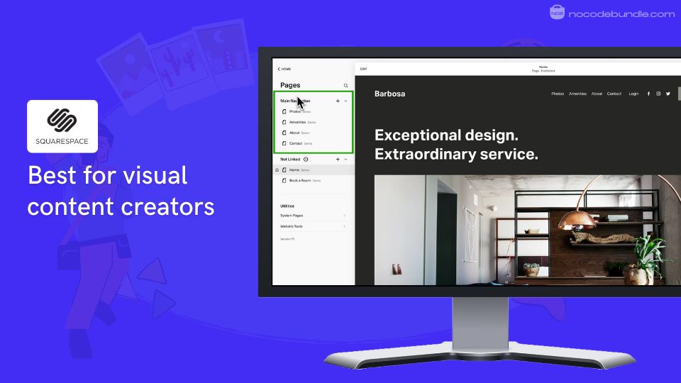 Squarespace Website Builder for Influencers
