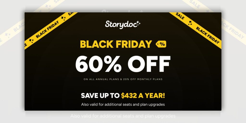 Storydoc Black Friday Deal