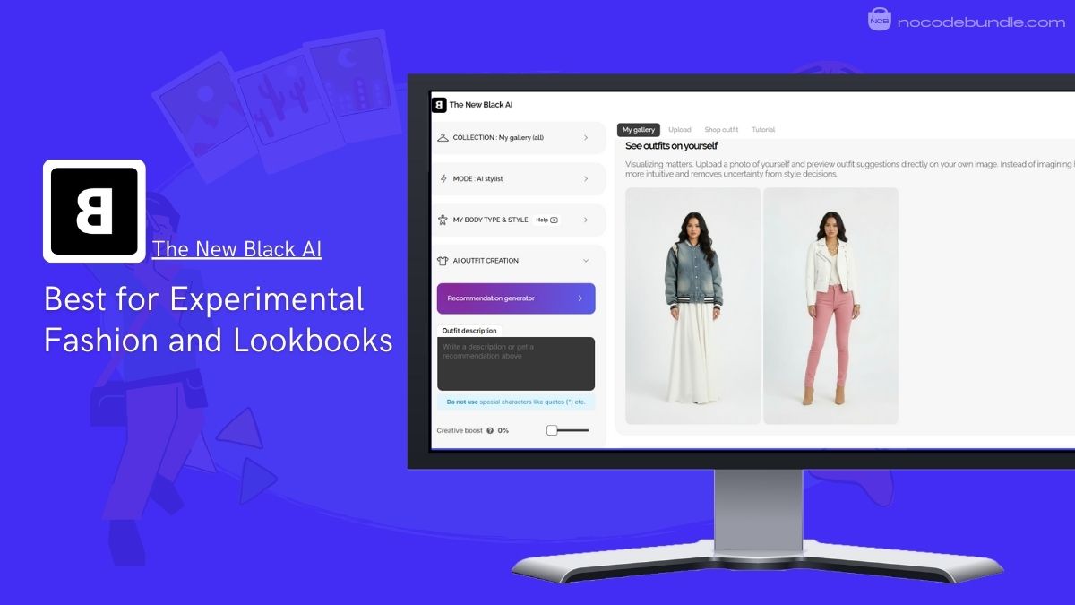 The New Black AI - Best for Experimental Fashion and Lookbooks