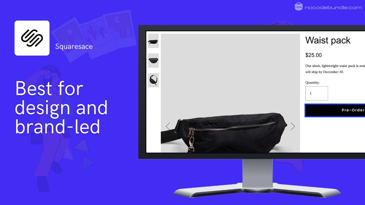 Squarespace Blueprint AI setup building a professional small business website